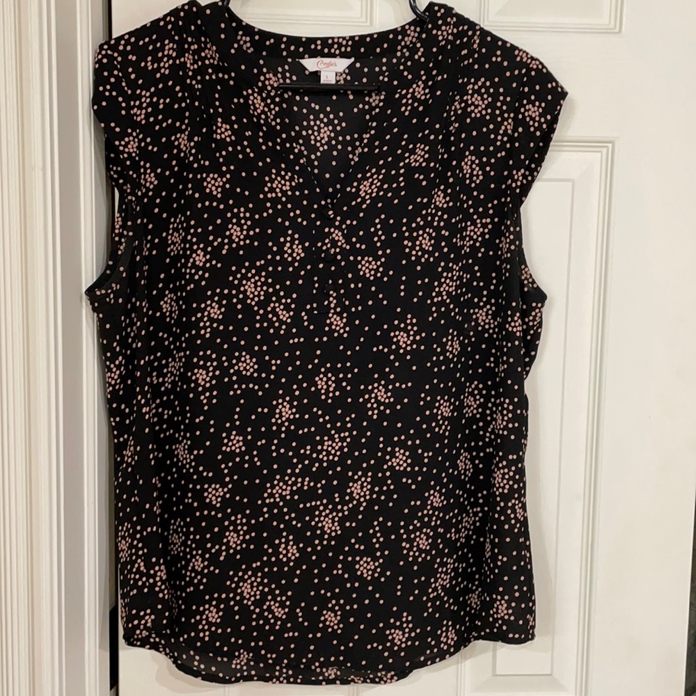 Black and Pink Blouse